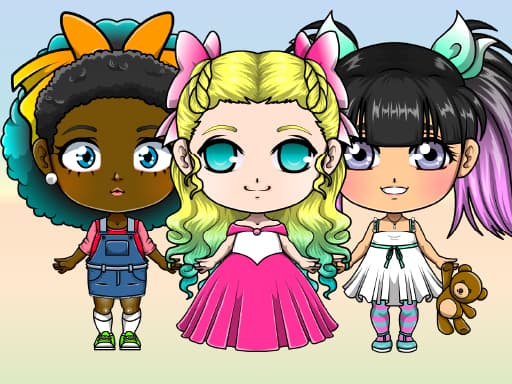 Mega Kawaii Chibi Avatar Maker game screenshot - hypercasual - Free online game