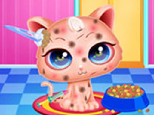Cute Kitty Care - Pet Makeover game screenshot - hypercasual - Free online game