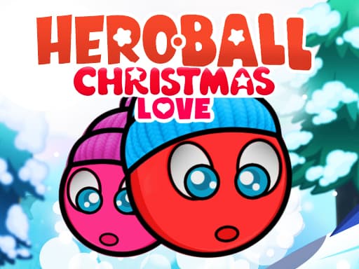 Red Ball Christmas love game screenshot - hypercasual - Free online game