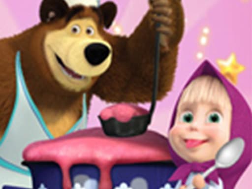 Masha And Bear Cooking Dash game screenshot - girls - Free online game