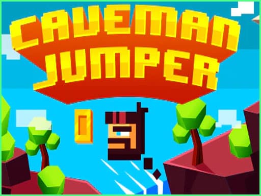 Caveman Jumper game screenshot - hypercasual - Free online game