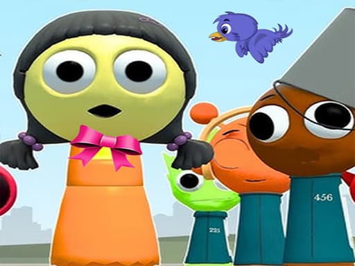 Squid Game X Sprunki Anomaly game screenshot - arcade - Free online game