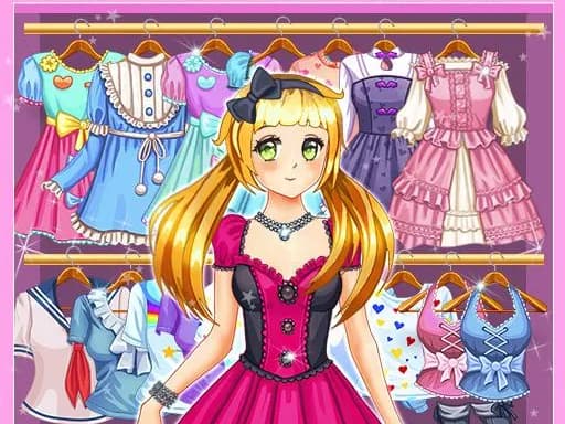Anime Kawaii Dress Up Game for Girl game screenshot - girls - Free online game