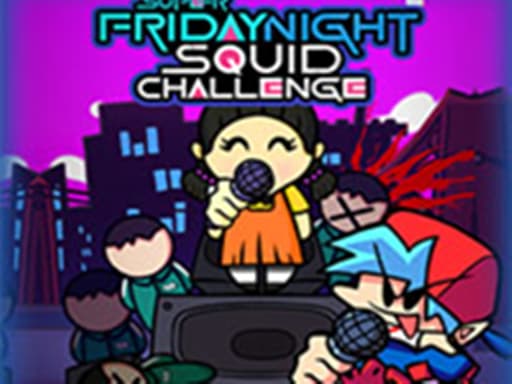Super Friday Night Squid Challenge game screenshot - girls - Free online game