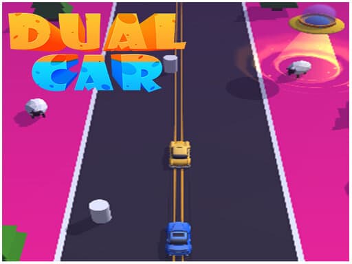 Captura de pantalla del juego Dual Car Control - racing - Juego gratuito en línea