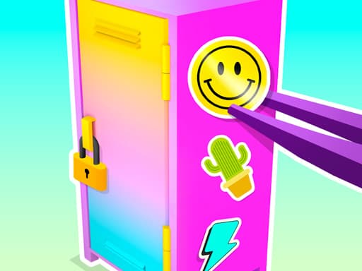 DIY Locker game screenshot - girls - Free online game
