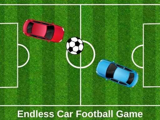 Endless Car Football Game game screenshot - soccer - Free online game