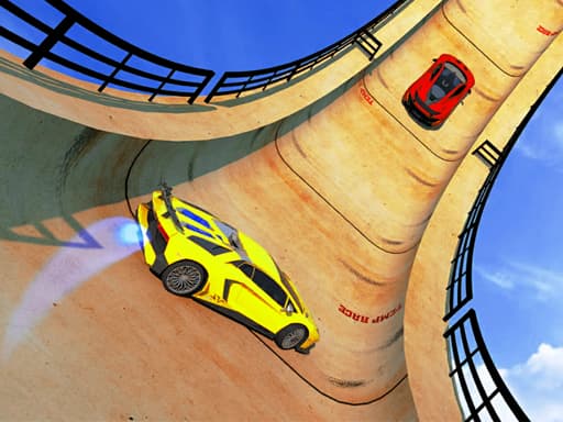 Car Sky Stunts game screenshot - racing - Free online game