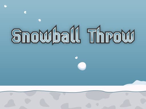 Snowball Throw game screenshot - hypercasual - Free online game