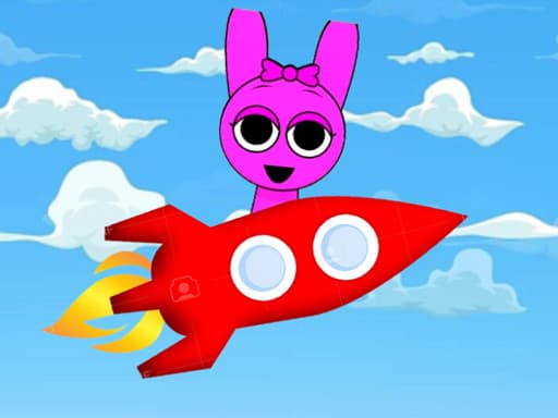 Sprunki Run: Endless Racing game screenshot - arcade - Free online game
