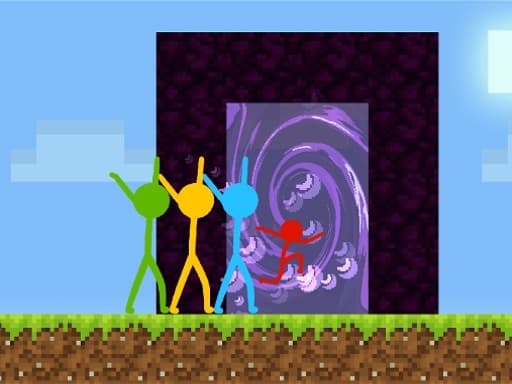 Stickman Bunny Hop Tricks game screenshot - fighting - Free online game