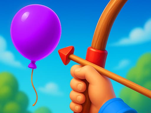 Captura de pantalla del juego Balloon Shooter Archery Game - hypercasual - Juego gratuito en línea