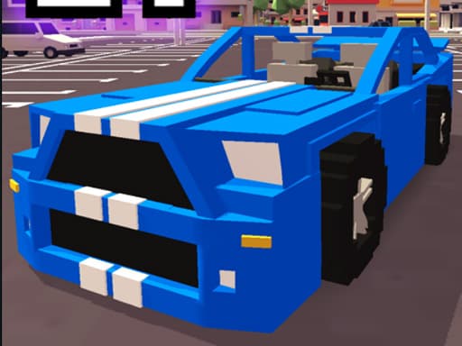 Blocky Race游戏截图 - racing - 免费在线游戏