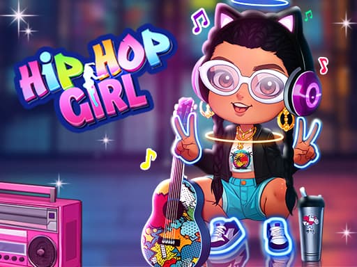 Stylish Hip Hop Girl game screenshot - girls - Free online game