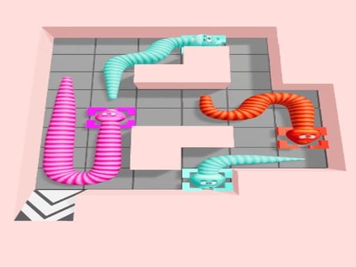 Snake Puzzler game screenshot - clicker - Free online game