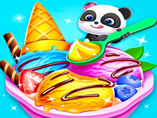 Baby Panda Ice Cream Truck game screenshot - hypercasual - Free online game