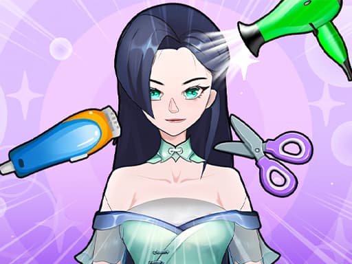 Captura de pantalla del juego Fashion Stylist Salon Makeover - hypercasual - Juego gratuito en línea