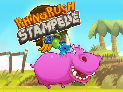 Rhino Rush Stampede游戏截图 - racing - 免费在线游戏