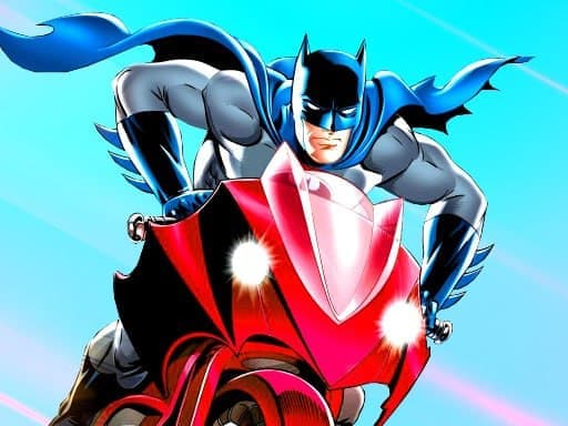 Captura de pantalla del juego Batman Motorbike Racing - racing - Juego gratuito en línea
