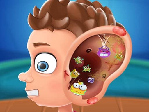 Ear doctor polyclinic - fun and free Hospital game game screenshot - hypercasual - Free online game