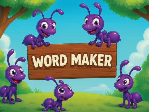 Word Maker game screenshot - puzzles - Free online game