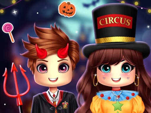 Roblox Halloween Costume Party game screenshot - girls - Free online game