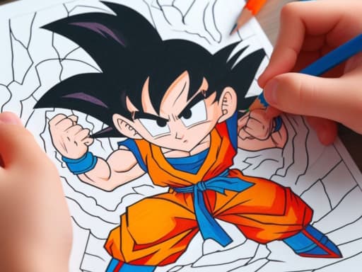 Anime Coloring Book game screenshot - girls - Free online game