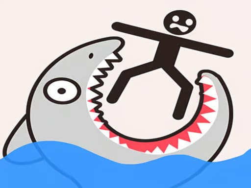 Draw Save Puzzle game screenshot - fighting - Free online game