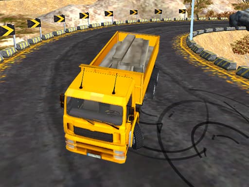 Captura de pantalla del juego Long Trailer Truck Cargo Truck Simulator Game - action - Juego gratuito en línea
