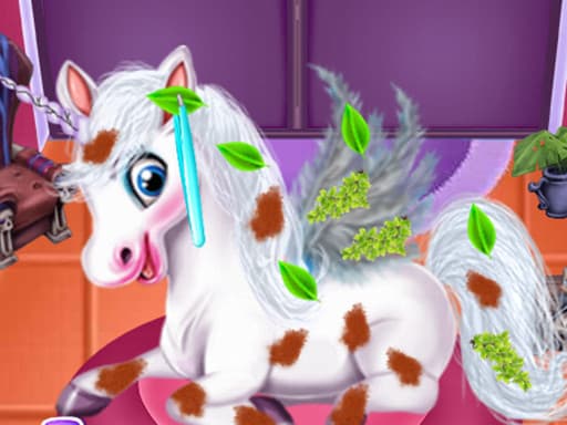Magic Pet Salon game screenshot - girls - Free online game