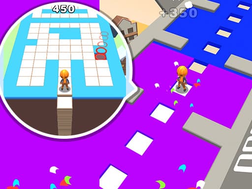 Captura de pantalla del juego Stack Colour - hypercasual - Juego gratuito en línea