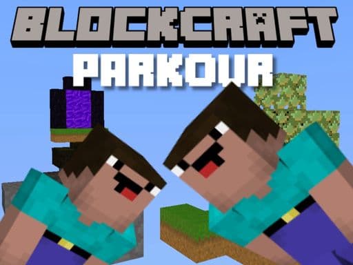Parkour Blockcraft game screenshot - adventure - Free online game