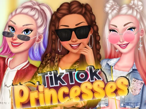 TikTok Princesses Back To Basics game screenshot - girls - Free online game