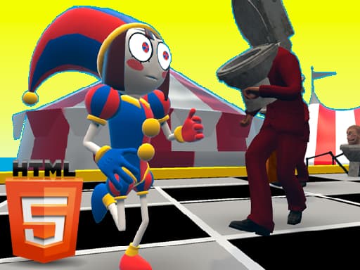 Merge Digital Circus vs Toilet game screenshot - action - Free online game