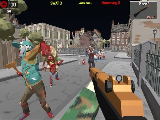 GunGame Poligon Battle Royale game screenshot - multiplayer - Free online game
