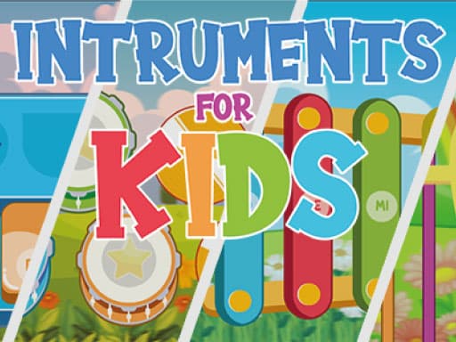 Instruments Kids game screenshot - girls - Free online game