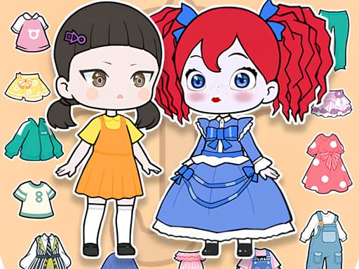 Cute Doll Dress Up game screenshot - girls - Free online game