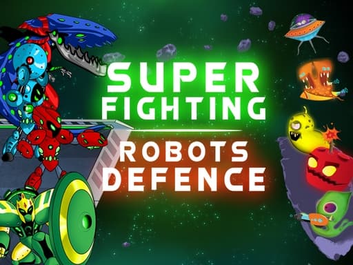 Super Fighting Robots Defense游戏截图 - arcade - 免费在线游戏