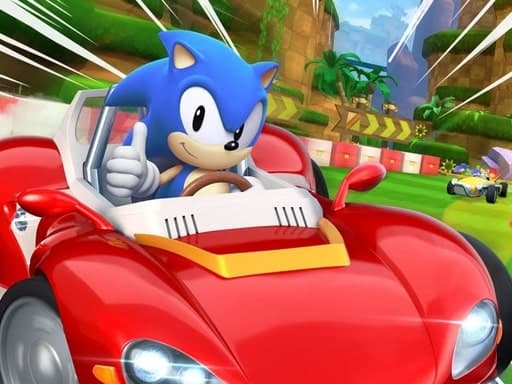 Sonic Speedway game screenshot - sports - Free online game