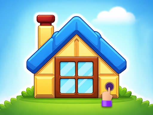 House Build Puzzle Game game screenshot - puzzles - Free online game