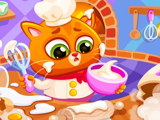 Lovely Virtual Cat At Restaurant game screenshot - girls - Free online game