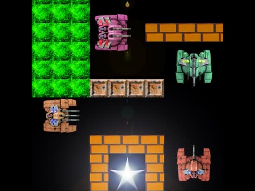 Super Tank Battle游戏截图 - multiplayer - 免费在线游戏