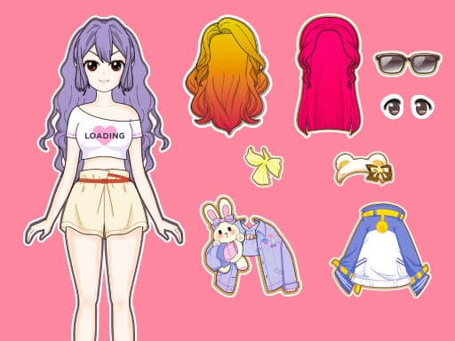 Dress Up Babi Doll game screenshot - girls - Free online game