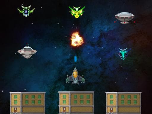Captura de pantalla del juego Save from Aliens III - shooting - Juego gratuito en línea