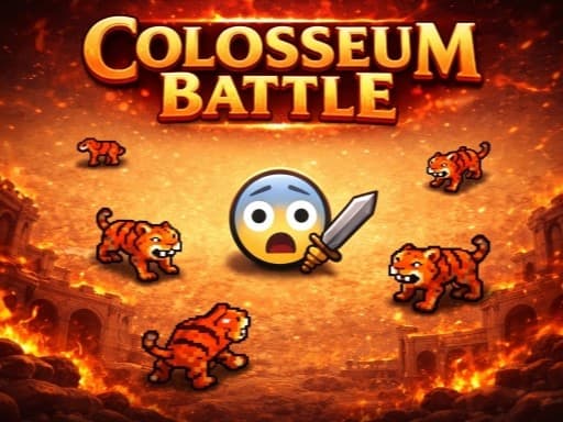 Colosseum Battle game screenshot - clicker - Free online game