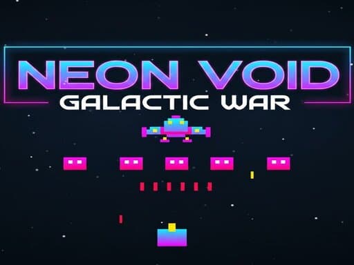 Captura de pantalla del juego Neon Void: Galactic War - shooting - Juego gratuito en línea