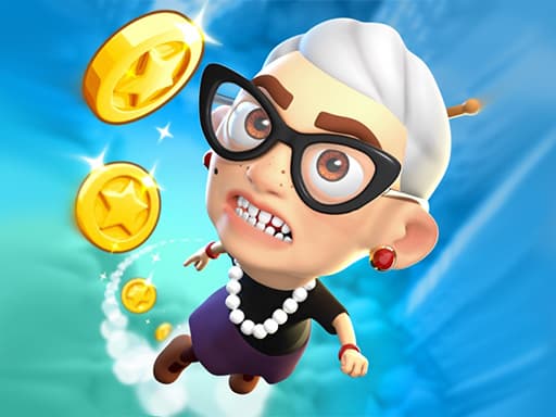 Angry Gran Run: Grannywood游戏截图 - racing - 免费在线游戏