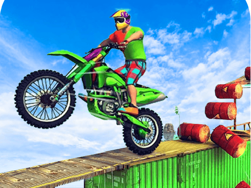 Bike Stunts Driving 2022游戏截图 - racing - 免费在线游戏