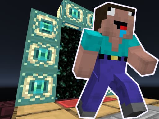 Captura de pantalla del juego Noob Steve END - action - Juego gratuito en línea