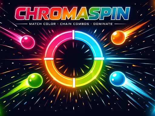 CHROMASPIN game screenshot - hypercasual - Free online game